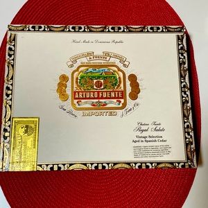 Arturo Fuente wooden cigar box